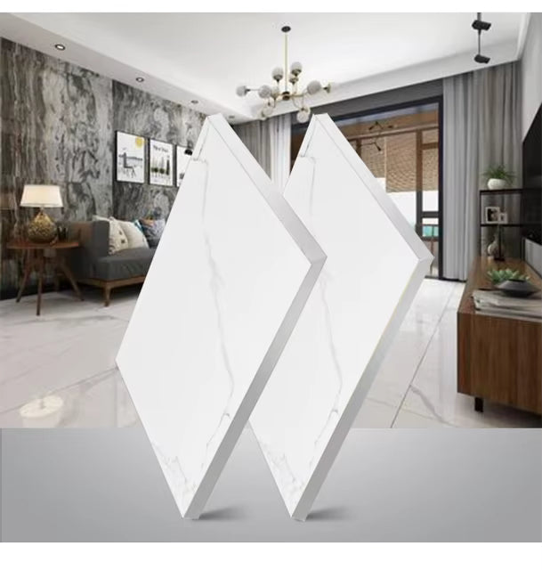 60x60cm Super White Porcelain Glazed Floor Tile Carrara Marble Look Floor Tile